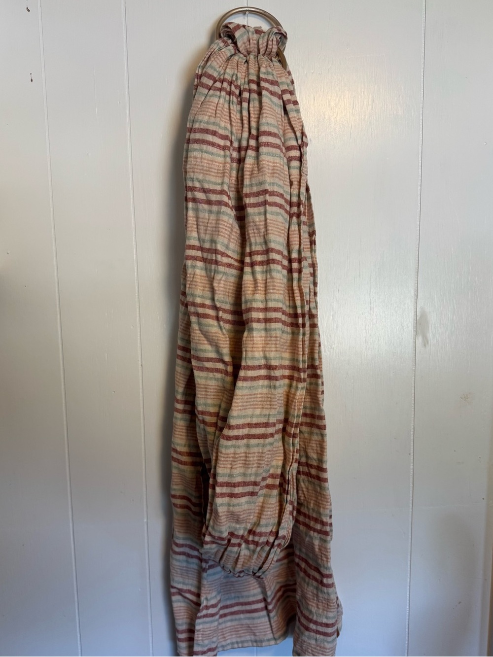 WildBird Linen Ring Sling Long Length Striped